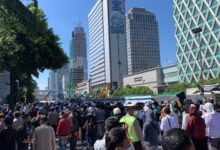 Massa Aksi Reuni Pa 212 Bergerak Ke Arah Jalan Sudirman, Kamis (2/12). Foto: Nugroho Gn/Kumparan