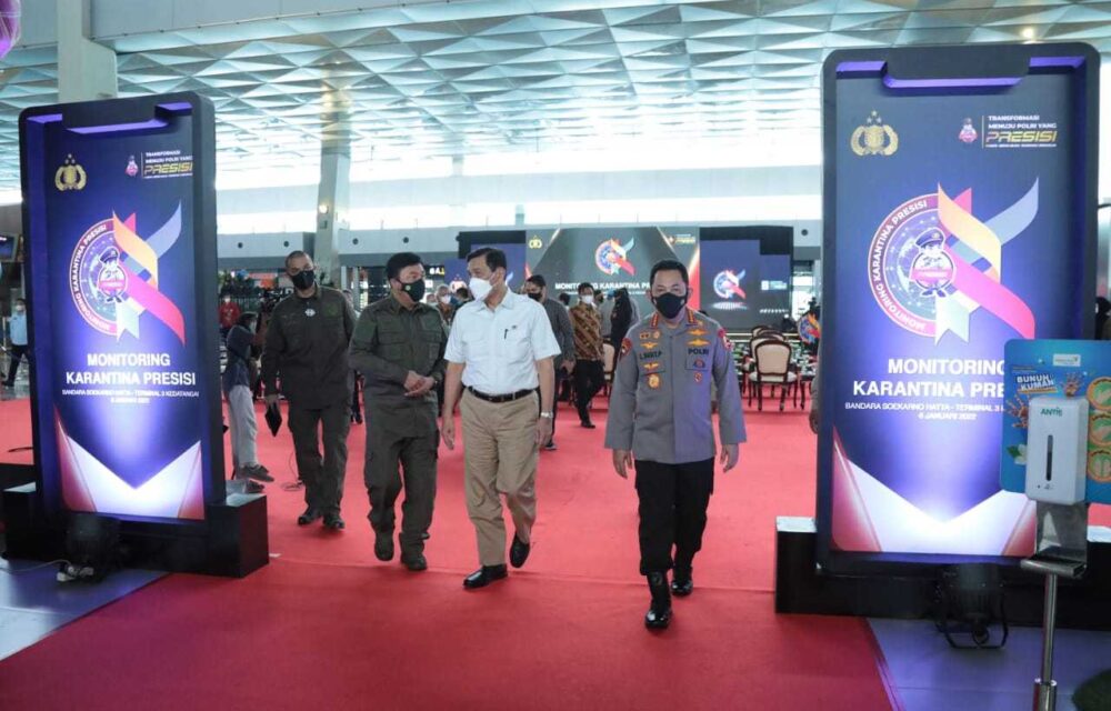 Gitu Dong...!Kapolri Luncurkan Aplikasi Monitoring Karantina Presisi