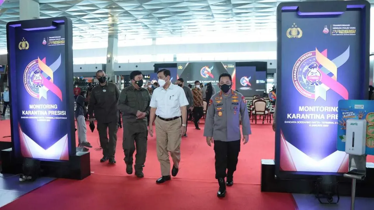GITU DONG…Kapolri Luncurkan Aplikasi Monitoring Karantina Presisi