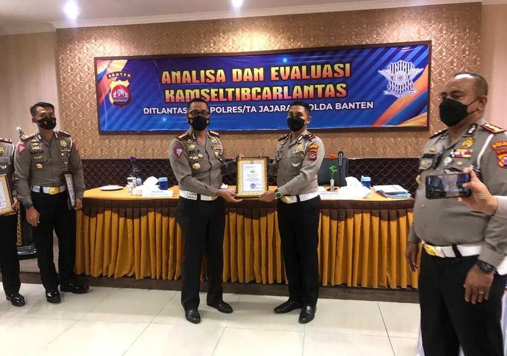 Satlantas Polresta Tanggerang Raih Predikat Terbaik se Banten