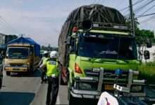 Lakukan Kejahatan Lalu Lintas, 18 Truk Odol Ditilang Satlantas Polresta Tangerang