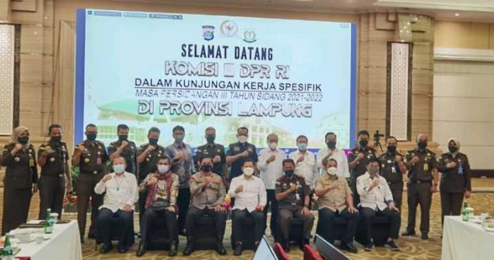 Komisi Iii Dpr Ri Kunjungi Kejati Lampung Dan Kapolda
