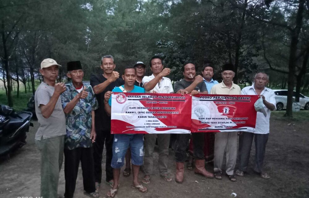 Bara Jp Dan Pospera Desak Bpn Selesaikan Persoalan Pencaplokan Tanah Di Wanasalam