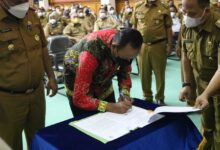 Dpmptsp Kota Bekasi Tandatangani Fakta Integritas Bersama Ombudsman Jakarta Raya