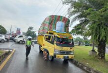 Satlantas Polresta Tangerang Tilang 30 Truk Odol
