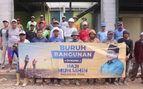 Tuntut Kemudahan Sertifikasi, Buruh Bangunan Dukung Muhaimin Iskandar Presiden RI 2024