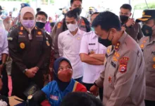 Kapolda Banten Pantau Vaksinasi di PT Indomarco Prismatama Lebak