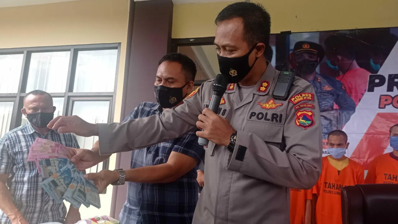 Polres Lotara Berhasil Menggagalkan Peredaran Uang Palsu