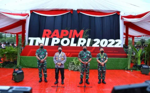 Sinergitas TNI-Polri Kawal Kebijakan Nasional