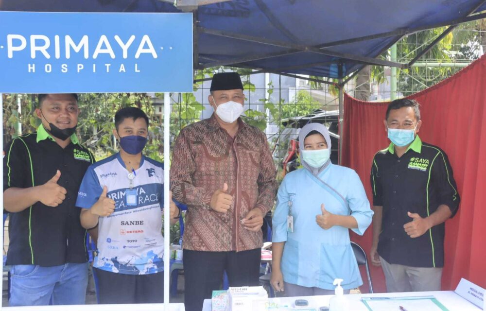 Tri Adhianto Meresmikan Masjid Nurul Falah.