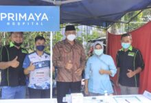 Tri Adhianto Meresmikan Masjid Nurul Falah.