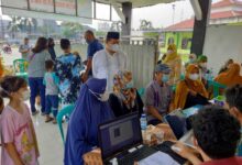 Kegiatan Vaksin Booster Tahap Ketiga Didampingi,Camat Tambun Utara