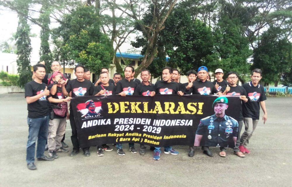 Bara Api Banten Deklarasi Dukung Andika Presiden 2024