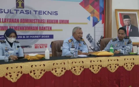 Tingkatkan Kapasitas, Kanwil Kumham Banten Gelar Pelatihan Hukum