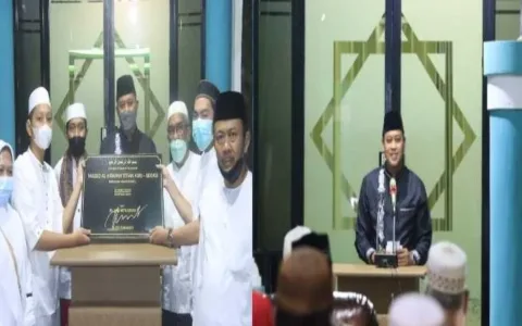 MASJID AL HIDAYAH RW 09 HARAPAN MULYA,DI RESMIKAN OLEH PLT WALI KOTA BEKASI