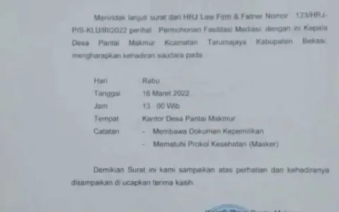 Pemerintah Desa Pantai Makmur Fasilitasi Mediasi Konflik SHM Dan Girik