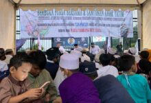 Massa Aksi Dan Puluhan Anak Yatim Berdoa Agar Ratu Koridor Ditangkap