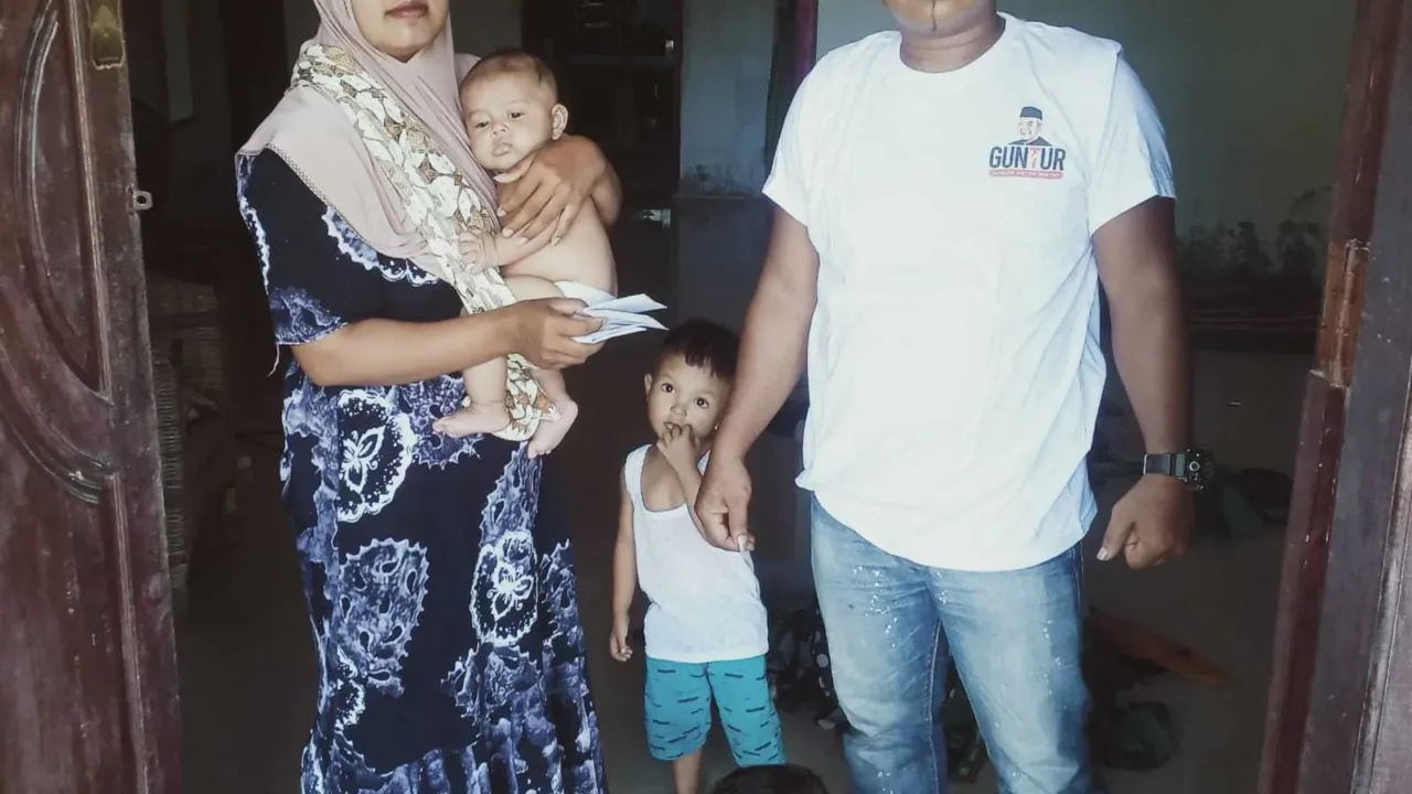 Relawan GUNTUR Berikan Santunan Kepada Anak Yatim dan Fakir Miskin di Aceh