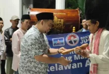 Semarakan Idul Fitri, Relawan AHY Berikan Bantuan Bedug Untuk Masjid di Banten