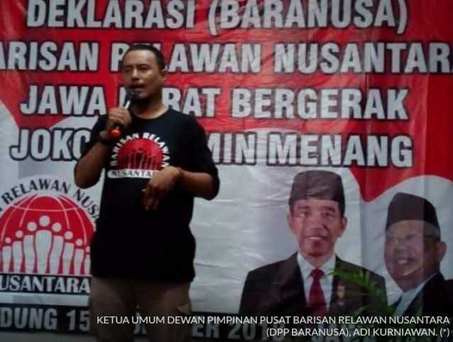 Bara Api Minta Pelaku Pemasang Spanduk Andika Berlogo Paru Arit Ditangkap