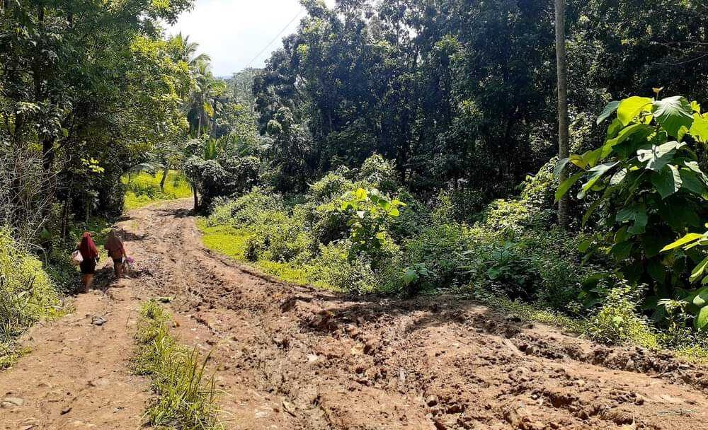 Kondisi Jalan Pasien Ditandu Di Pandeglang