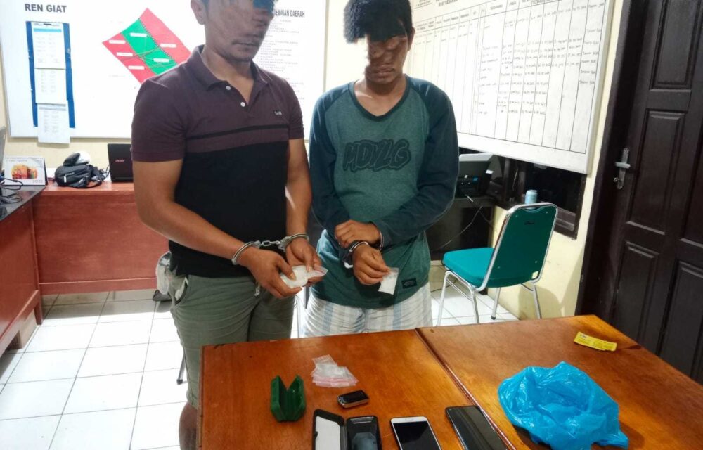 Dua Pemilik Sabu Sekitar  109,17 Gram Diringkus Personil Polsek Tandun