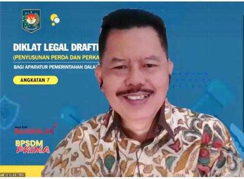 Gelar Diklat Legal Drafting, Bpsdm Kemendagri Dorong Daerah Terbitkan Regulasi Yang Berkualitas