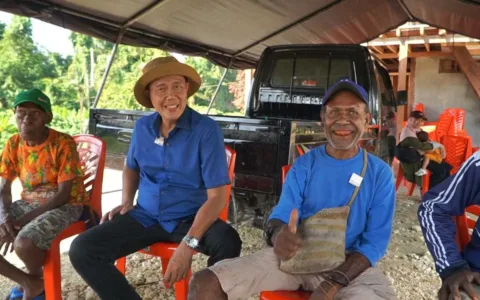 Tokoh Adat Sambut Ayep Zaki Kembangkan Ekosistem Pertanian di Keerom