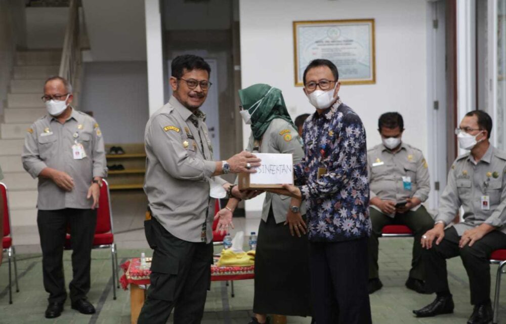 Pastikan Bebas Dari Pmk, Mentan Tinjau Peternakan Sapi Di Banten