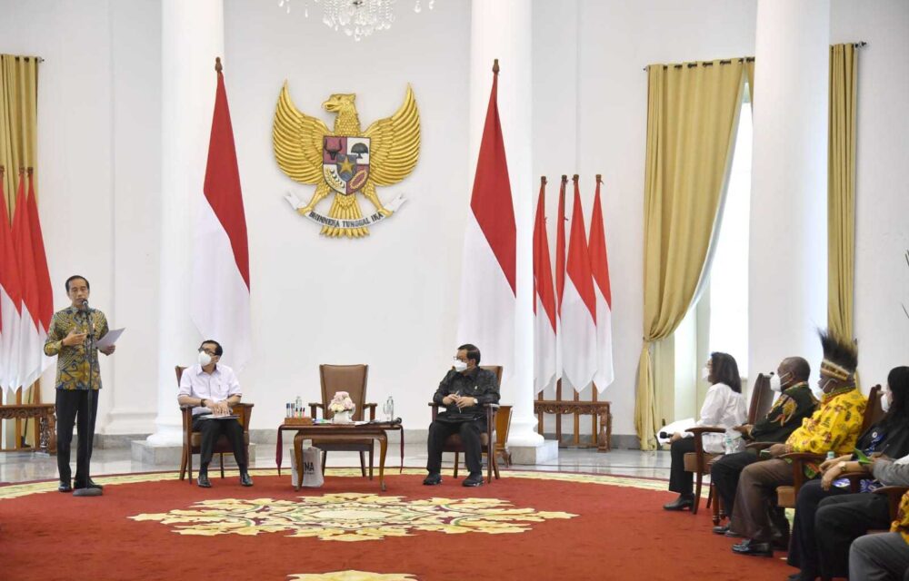 Presiden Terima Majelis Rakyat Papua Dan Papua Barat Di Istana Bogor