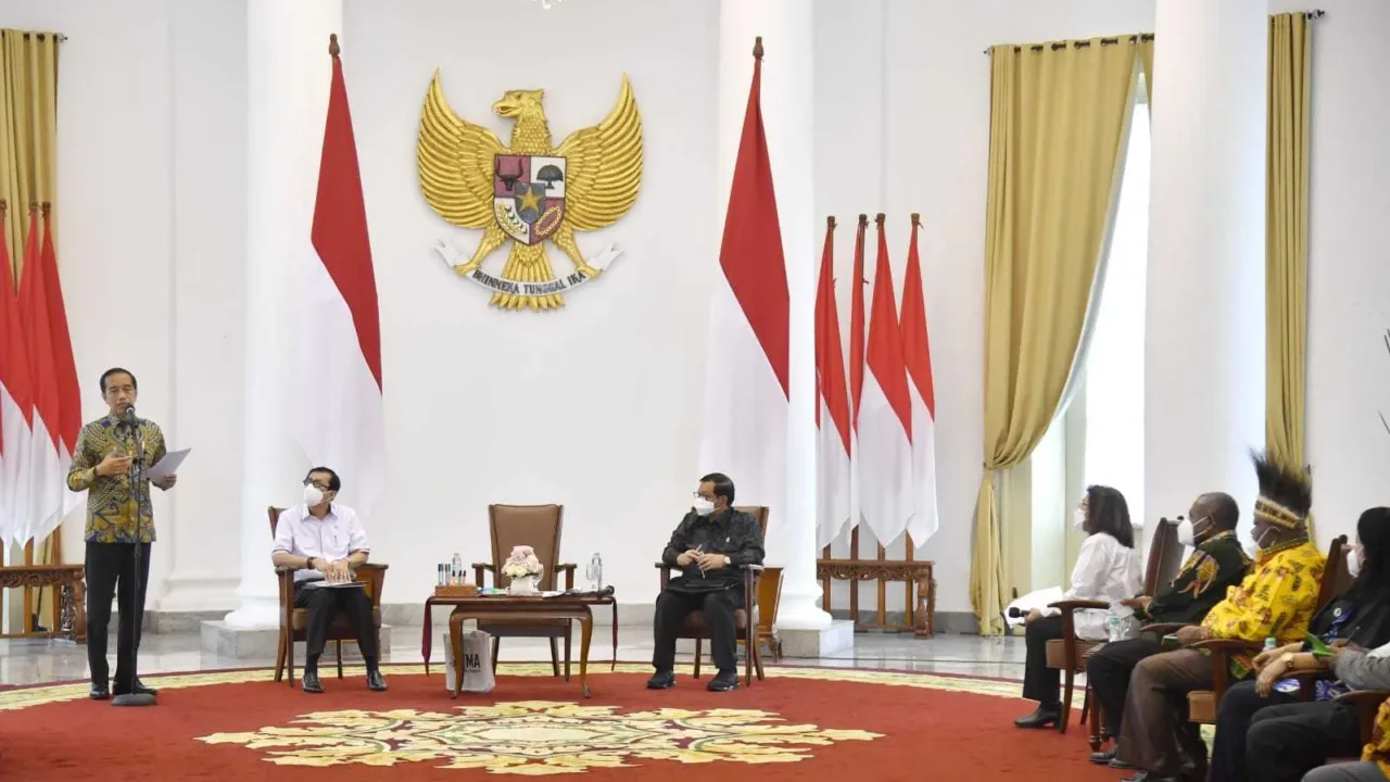 Presiden Terima Majelis Rakyat Papua dan Papua Barat di Istana Bogor