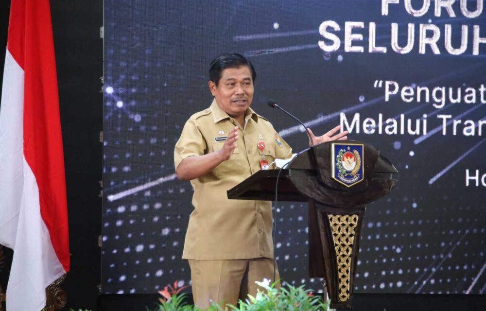Buka Rakernas Forsesdasi, Sekjen Kemendagri Ingatkan Aparatur Mengenai Tugas Pelayanan