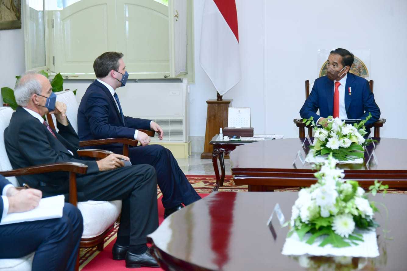 Presiden Jokowi Terima Kunjungan Kehormatan Menlu Serbia