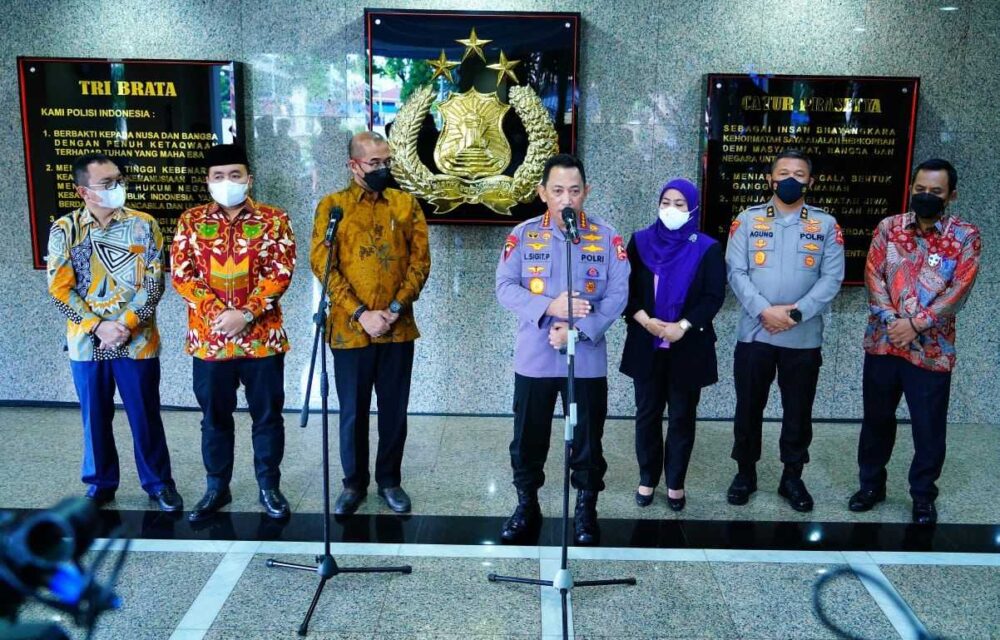 Terima Audiensi Kpu, Kapolri Komitmen Amankan Seluruh Tahapan Pemilu 2024