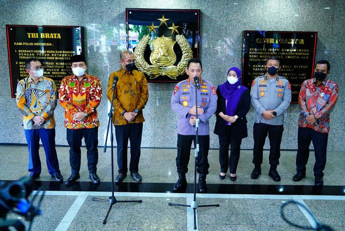 Terima Audiensi Kpu, Kapolri Komitmen Amankan Seluruh Tahapan Pemilu 2024