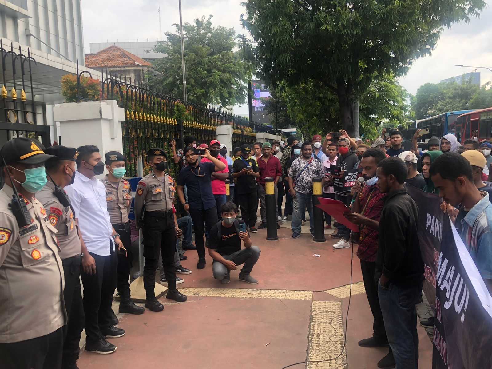 Gelar Aksi Damai Di Jakarta, Konferensi Mahasiswa Papua Desak Pemerintah Sahkan Ruu Dob Dan Realisasi Otsus Jilid Ii