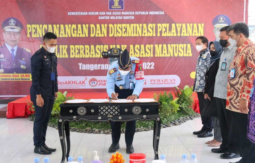 Gas Terus...!Kemenkumham Banten Canangkan Pelayanan Publik Berbasis Ham