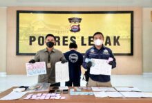 Gitu Dong...!Polres Lebak Tangkap Pelaku Judi Togel