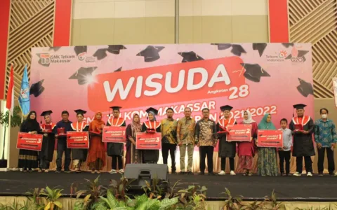 Hari Pancasila, SMK Telkom Makassar Melaksanakan Wisuda Siswa Amgakatan ke-28
