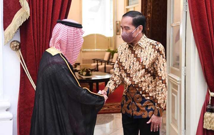 Presiden Jokowi Terima Kunjungan Menlu Arab Saudi, Bahas Soal Haji