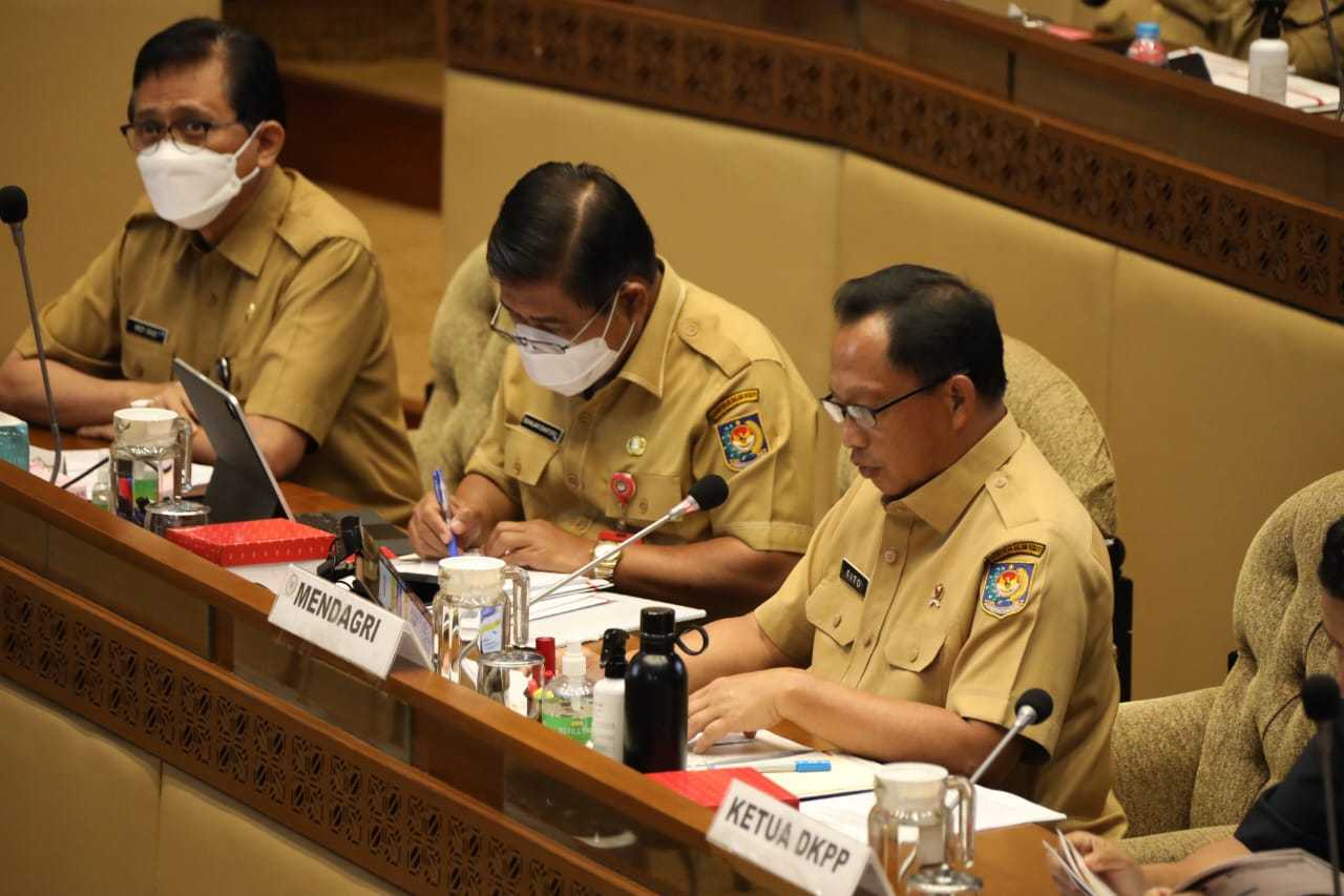 Raker Komisi Ii, Mendagri Beberkan Arah Kebijakan Rkp 2023