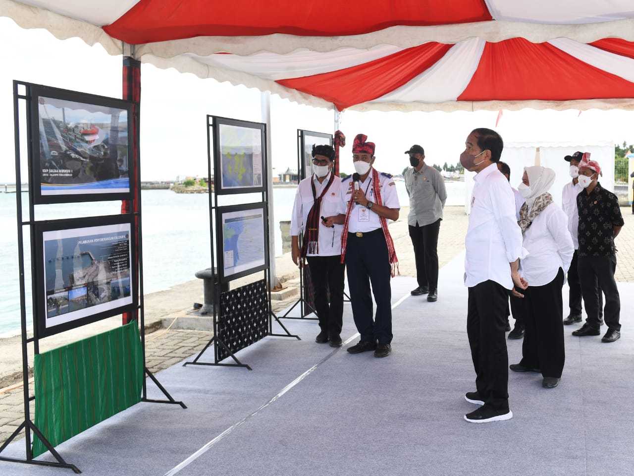Presiden Jokowi Resmikan Tiga Pelabuhan