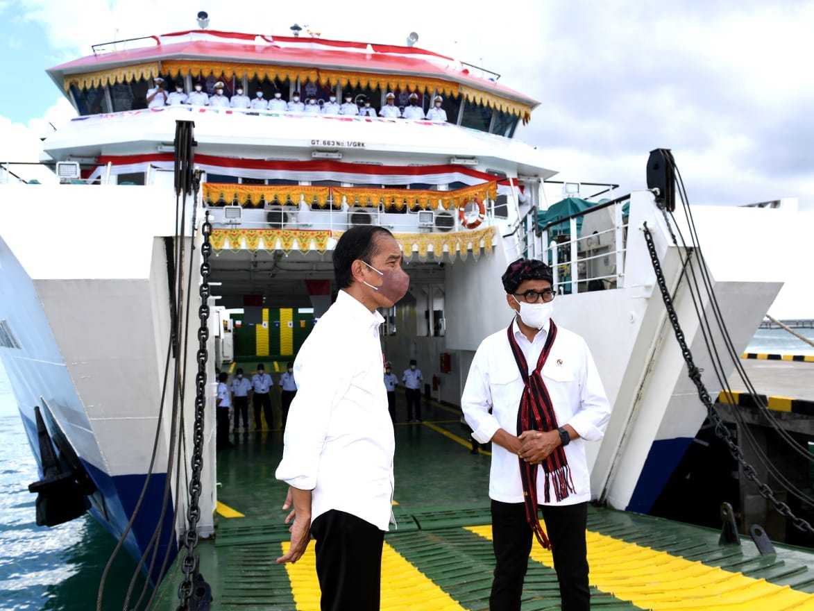 Presiden Jokowi Resmikan Tiga Pelabuhan
