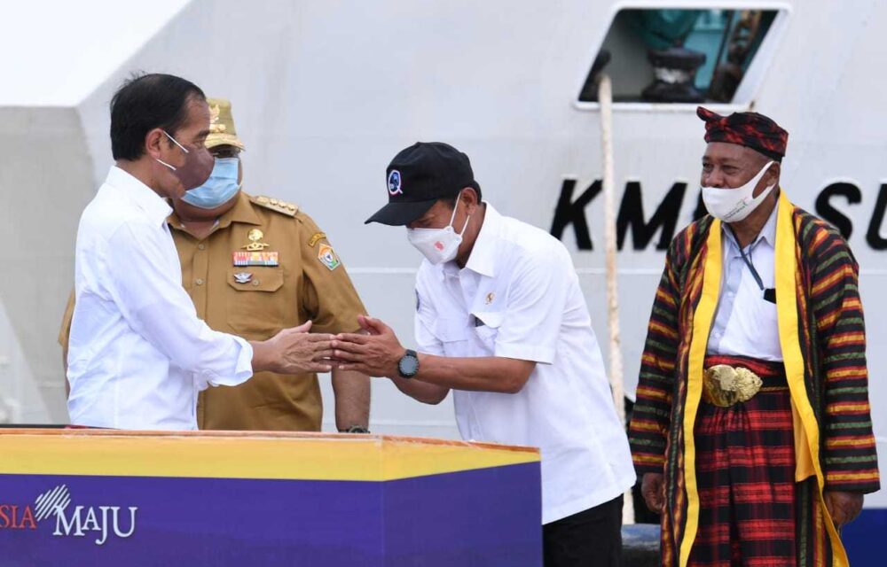 Presiden Jokowi Resmikan Tiga Pelabuhan