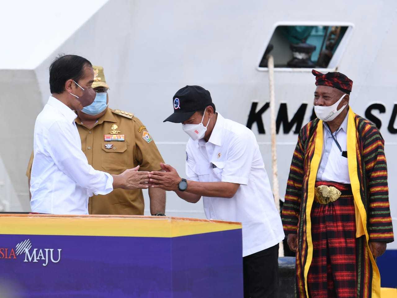Presiden Jokowi Resmikan Tiga Pelabuhan
