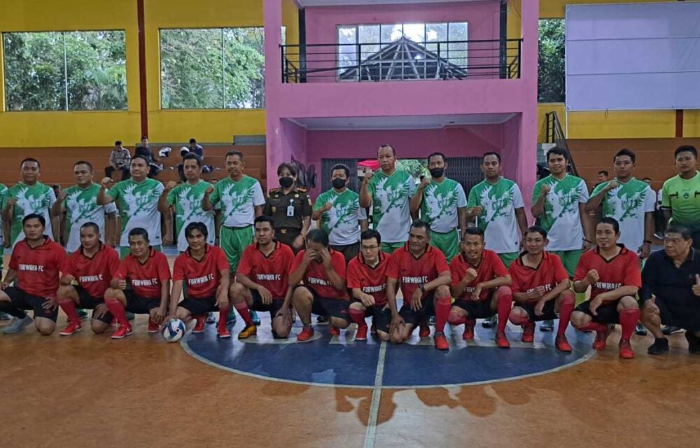 Mantap...!Forwaka Lanjutkan Pertandingan Futsal, Kali Ini Bersama Kejati Jabar