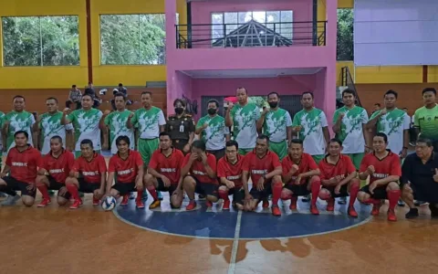 MANTAP…FORWAKA Lanjutkan Pertandingan Futsal, Kali Ini Bersama Kejati Jabar