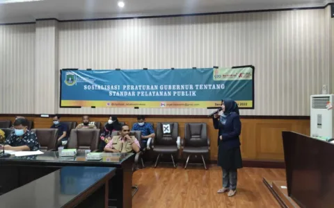 Pemprov Banten Sosialiasi Pergub Standar Pelayanan Publik