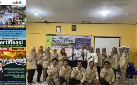 LSP PERTANI INDONESIA SUKSES LAKSANAKAN SERTFIKASI PENYULUH PERTANIAN DI BANDUNG