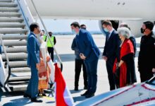 Presiden Jokowi Tiba Di Rzeszow, Polandia